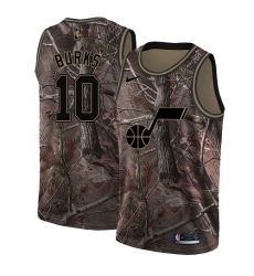 Youth Nike Utah Jazz #10 Alec Burks Swingman Camo Realtree Collection NBA Jersey
