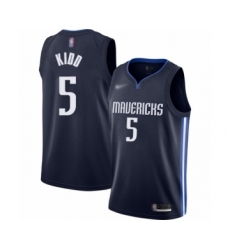 Women's Dallas Mavericks #5 Jason Kidd Swingman Navy Finished Basketball Jersey - Statement Edition