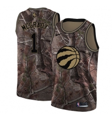 Women's Nike Toronto Raptors #1 Tracy Mcgrady Swingman Camo Realtree Collection NBA Jersey