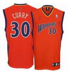 Men's Adidas Golden State Warriors #30 Stephen Curry Swingman Orange NBA Jersey