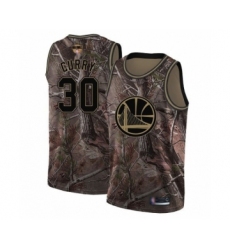 Women's Golden State Warriors #30 Stephen Curry Swingman Camo Realtree Collection Basketball 2019 Basketball Finals Bound Jersey