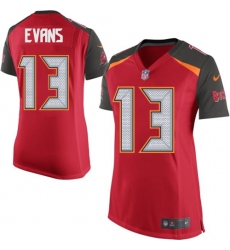 Women's Nike Tampa Bay Buccaneers #13 Mike Evans Game Red Team Color NFL Jersey Women's Nike Tampa Bay Buccaneers #13 Mike Evans Game Red Team Color NFL Jersey