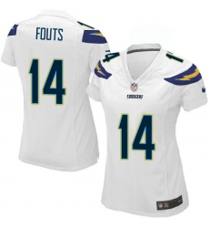 Women's Nike Los Angeles Chargers #14 Dan Fouts Game White NFL Jersey