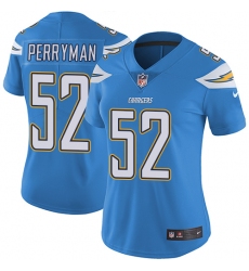 Women's Nike Los Angeles Chargers #52 Denzel Perryman Elite Electric Blue Alternate NFL Jersey
