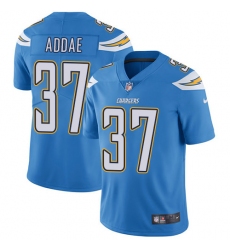 Men's Nike Los Angeles Chargers #37 Jahleel Addae Electric Blue Alternate Vapor Untouchable Limited Player NFL Jersey