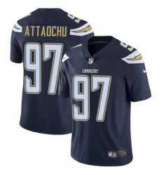 Men's Nike Los Angeles Chargers #97 Jeremiah Attaochu Navy Blue Team Color Vapor Untouchable Limited Player NFL Jersey