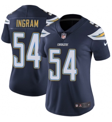 Women's Nike Los Angeles Chargers #54 Melvin Ingram Elite Navy Blue Team Color NFL Jersey