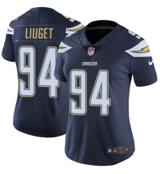 Women's Nike Los Angeles Chargers #94 Corey Liuget Navy Blue Team Color Vapor Untouchable Limited Player NFL Jersey