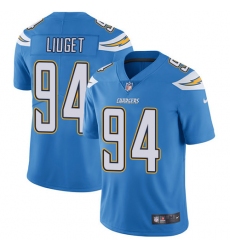 Youth Nike Los Angeles Chargers #94 Corey Liuget Elite Electric Blue Alternate NFL Jersey