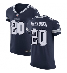 Men's Nike Dallas Cowboys #20 Darren McFadden Navy Blue Team Color Vapor Untouchable Elite Player NFL Jersey