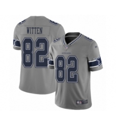 Youth Dallas Cowboys #82 Jason Witten Limited Gray Inverted Legend Football Jersey