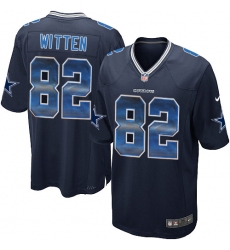 Youth Nike Dallas Cowboys #82 Jason Witten Limited Navy Blue Strobe NFL Jersey