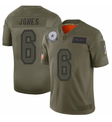 Women's Dallas Cowboys #6 Chris Jones Limited Camo 2019 Salute to Service Football Jersey