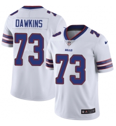 Men's Nike Buffalo Bills #73 Dion Dawkins White Vapor Untouchable Limited Player NFL Jersey