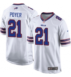 Men's Nike Buffalo Bills #21 Jordan Poyer Game White NFL Jersey