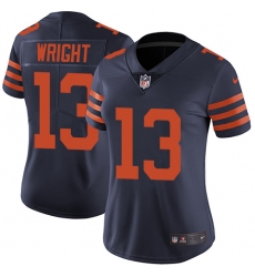 Women's Nike Chicago Bears #13 Kendall Wright Navy Blue Alternate Vapor Untouchable Limited Player NFL Jersey