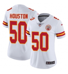 Women's Nike Kansas City Chiefs #50 Justin Houston Elite White NFL Jersey