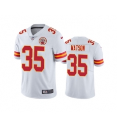 Men's Kansas City Chiefs #35 Jaylen Watson White Vapor Untouchable Limited Stitched Football Jersey
