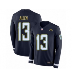 Men's Nike Los Angeles Chargers #13 Keenan Allen Limited Navy Blue Therma Long Sleeve NFL Jersey Men's Nike Los Angeles Chargers #13 Keenan Allen Limited Navy Blue Therma Long Sleeve NFL Jersey