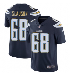 Men's Nike Los Angeles Chargers #68 Matt Slauson Navy Blue Team Color Vapor Untouchable Limited Player NFL Jersey